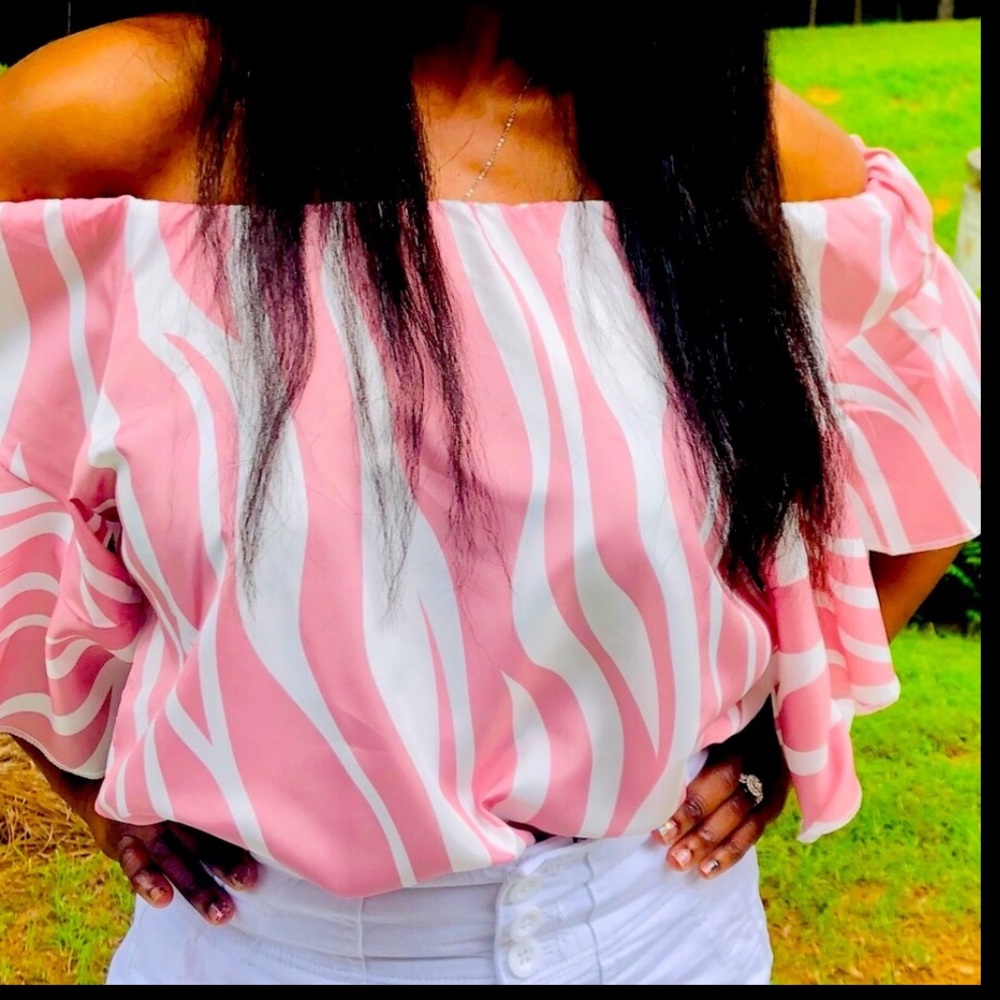 Sexy Striped Off Shoulder Blouse